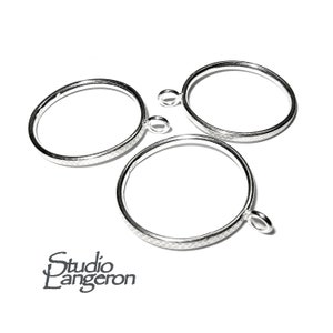 925 sterling silver texture base ring with loop size 5, 6, 7, 8, silver ring, base ring, blank ring, ring with loop, 925 silver - 1 piece
