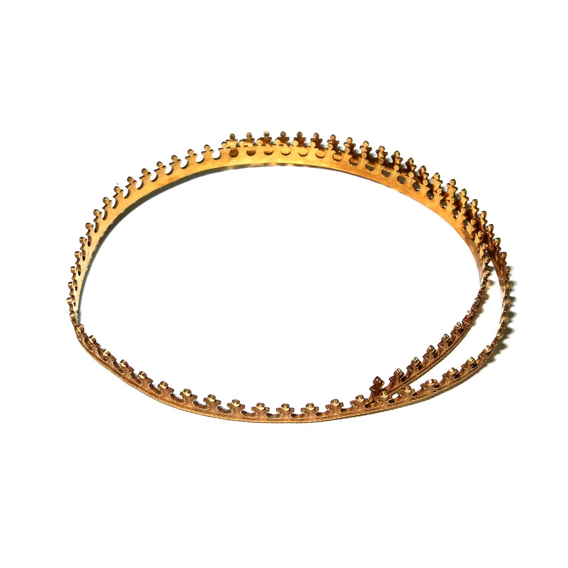 Natural Brass Gallery Wire Brass Wire Gallery Pattern Etsy