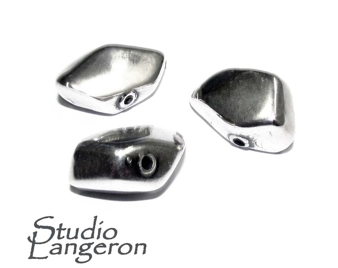 925 sterling silver handmade beads BS101, handmade, silver beads, Jewelry making, handmade beads, decorative beads, Original beads - 1 piece