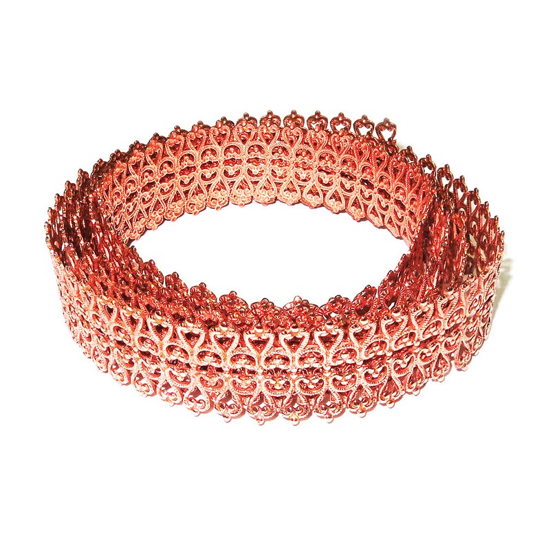 Natural Copper Bezel Wire Gallery Wire Gallery Ribbon Etsy