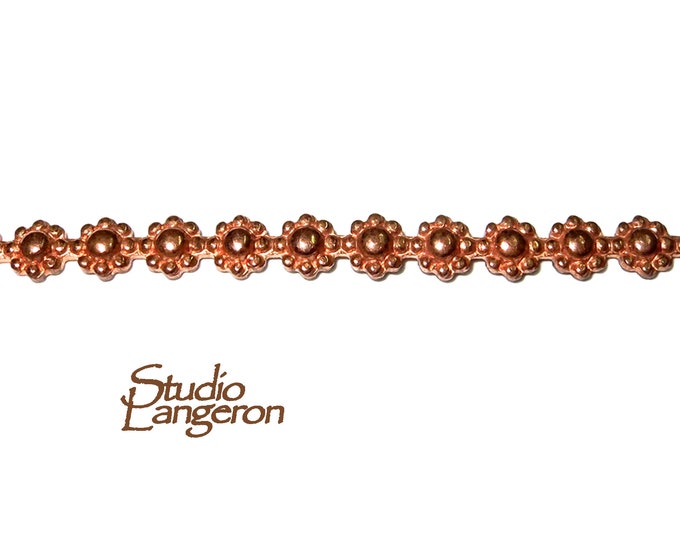 Natural Copper Bezel wire, Gallery wire, Gallery ribbon, Gallery pattern, Natural Copper, Wire, Copper wire, Findings  - 4 inch (10 cm)