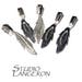 925 Sterling silver large Glue-On Feather Pendant Bail, sterling silver Bail, Bail silver, Bail finding, Glue-On Bail, Silver 925 - 1 piece
