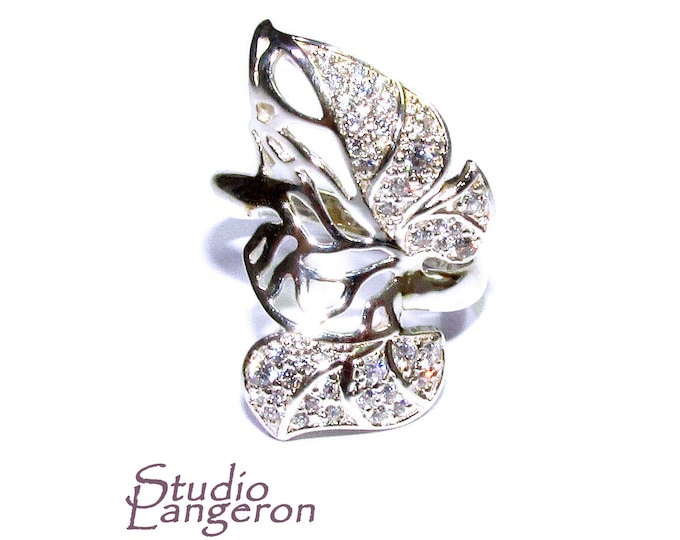White topaz ring 925 sterling silver size 6, Handmade ring, single copy, sterling silver, White topaz ring, silver ring, gemstone, Gift ring