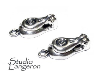 925 Sterling Silver Fold-Over Magnetic Clasp, Magnetic clasp, Clasp, Silver clasp, Round clasp, Jewelry making, 925 silver clasp - 1 piece