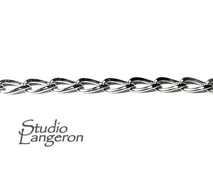 1.3 mm 925 Sterling Silver foxtail chain, foxtail chain, 925 silver shiny chain, Jewelry making, sterling silver chain - 1 Ft (30 cm)