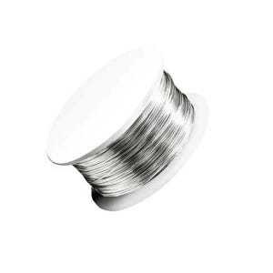 Alambre de plata argentium 940, grosor 30-8 GA, fabricación de joyas, alambre de plata argentium, hallazgos de plata, envoltura de alambre – 1 metro (3,30 pies) imagen 2
