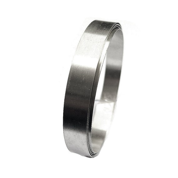 999 fine silver bezel strip wire 4 mm x 28 Gauge 10cm 4/" long