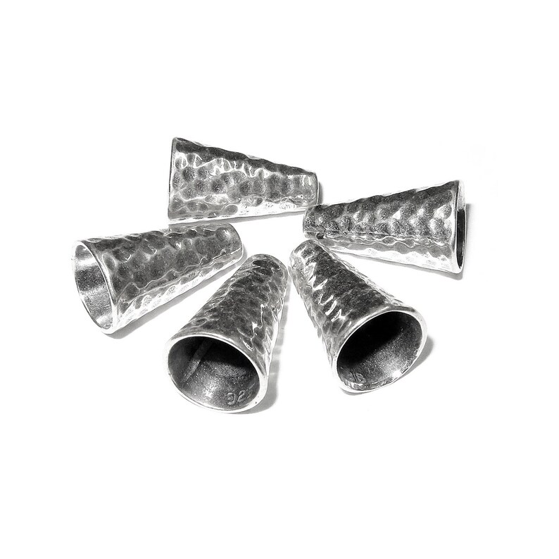 925 Sterling Silver Bead Cones Beading Cones Jewelry Making Etsy