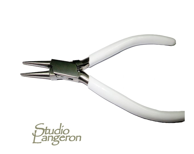 Round nose large pliers Professionally Prepared for Jewelry Making PL314, BeadSmith, Length 130 mm (5.0 inch), Jewelry making  - 1 piece