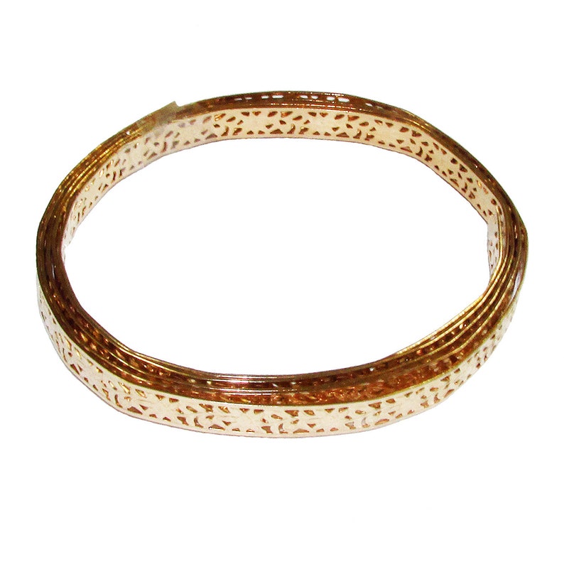 14K Yellow Gold Filled Gallery Wire Bezel Wire Gallery Etsy Israel