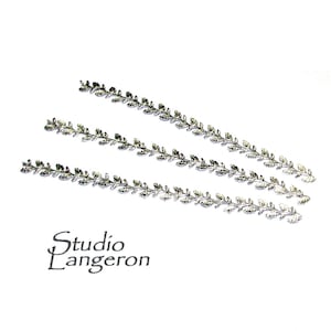 Fine Silver Floral Bezel Wire, Jewelry Making, (7.0x0.5cm)