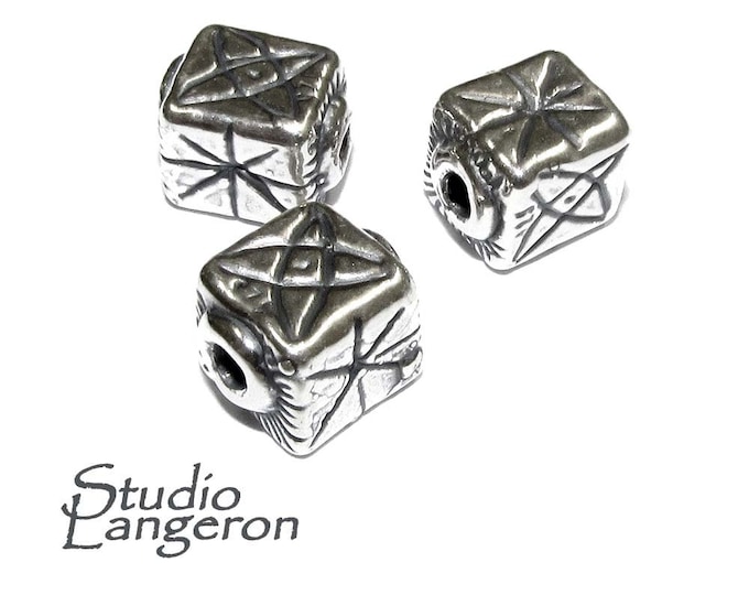 925 sterling silver handmade beads BS09, Jewelry making, silver beads, beads, handmade beads, decorative beads, Original beads - 1 piece