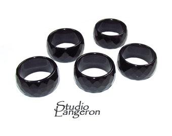 天然レース瑪瑙&amp;ブラックオニキスオーバル宝石ハンドメイド調節可能オープンカフバングルブレスレットジュエリー、男性&amp;女 天然石インド瑪瑙スクエアビーズブレスレット、ファセット長方形ストランドバングル、男性、女性、宝石、ジュエリーギフト、インド瑪瑙 - Etsy 日本