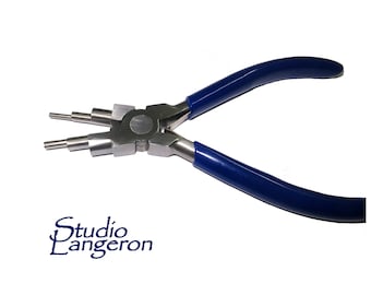 6 in 1 Looping plier for Jewelry Making PL61, 6 loop sizes 2-9 mm, BeadSmith, Length 130 mm (5.0 inch), Jewelry making  - 1 piece