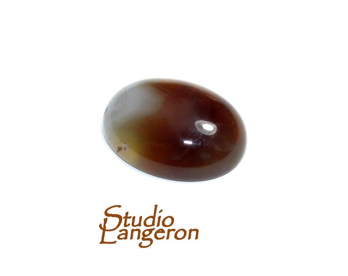 SALE!  Natural agate, cabochon, size 20x15x6.4mm, Natural agate, Natural Gemstone, Jewelry making - 1 piece