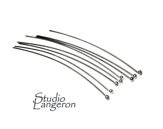 5 pcs 925 Sterling silver Ball Headpins, Sterling silver, Headpins, Sterling silver pins, ball pins finding, Jewelry making