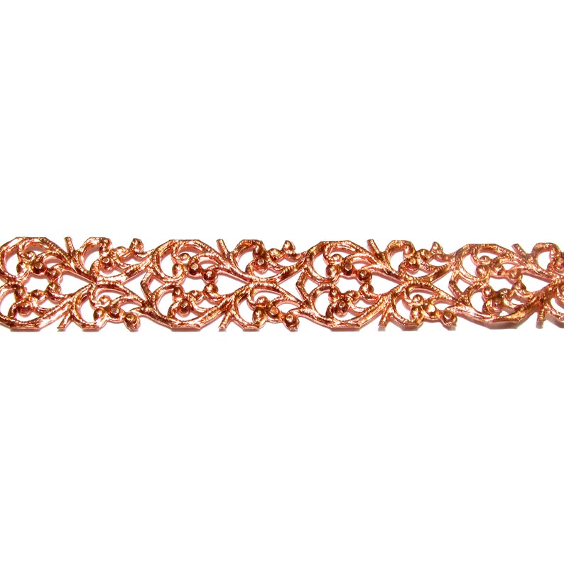 Natural Copper Bezel Wire Gallery Wire Gallery Ribbon Etsy