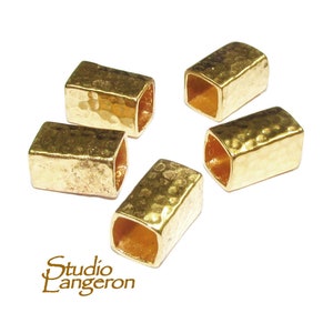 14K Gold Filled Bead Tubes Größen 9,8x5,2 mm, Tube Perlen, Tubes gold filled, Tube, Schmuckherstellung, Tubes Armband, gold filled - 1 Stück