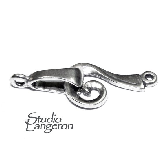 925 Sterling Silver Large Hook Eye Clasps, Silver Clasp, Jewelry Making,  Hook Eye Clasp, Clasps, Sterling Silver, 925 Silver Clasp 1 Piece -   Canada
