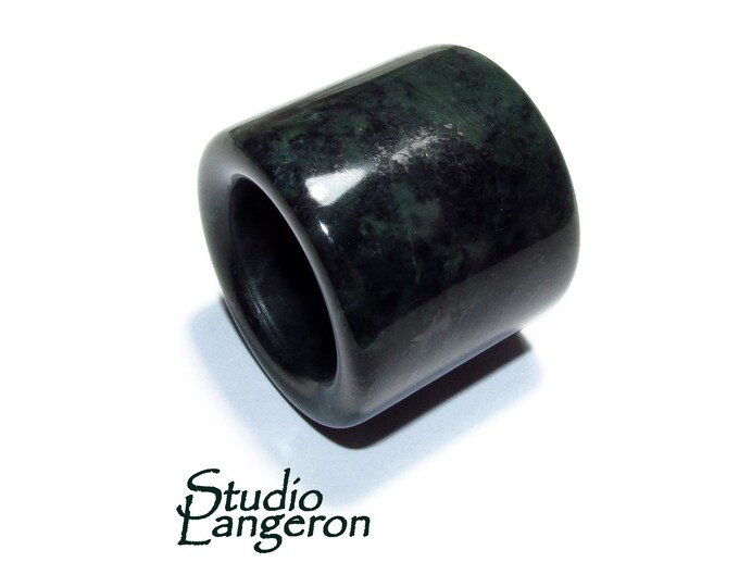 Natural Green Jade band Ring size 12 1/2, Green Jade stone ring, Band Ring, Natural Gemstone ring, Unisex rings, Solid gemstone