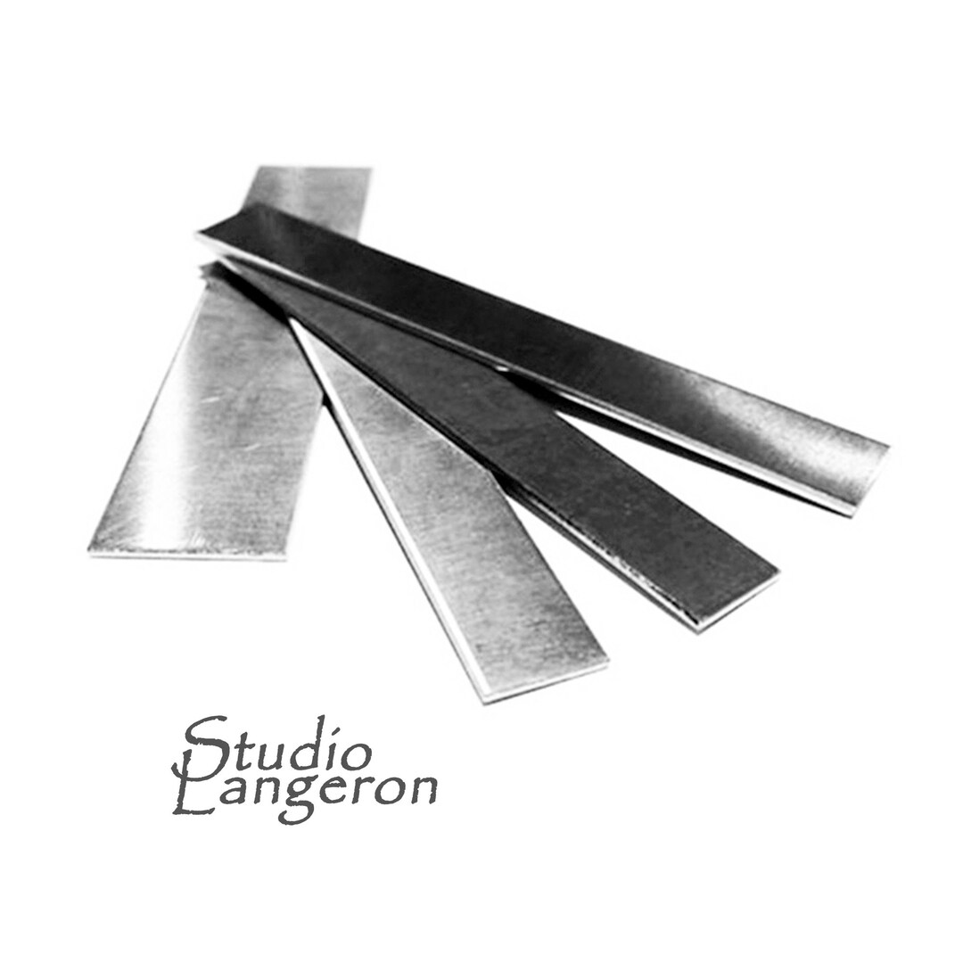 14K Solid White Gold Sheets Thickness 0.31.2 Mm Size 70x2.5, 70x5.0 Mm, Solid White Gold