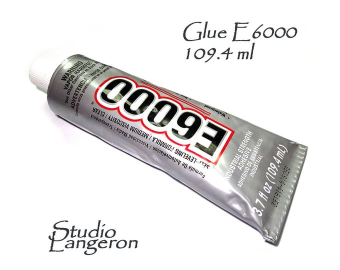 E6000 Permanent Craft Adhesive 109.4 ml (3.7 oz), Jewelry Craft Adhesive Glue, beading Glue, Beading Suppliers, Jewelry making - 1 piece