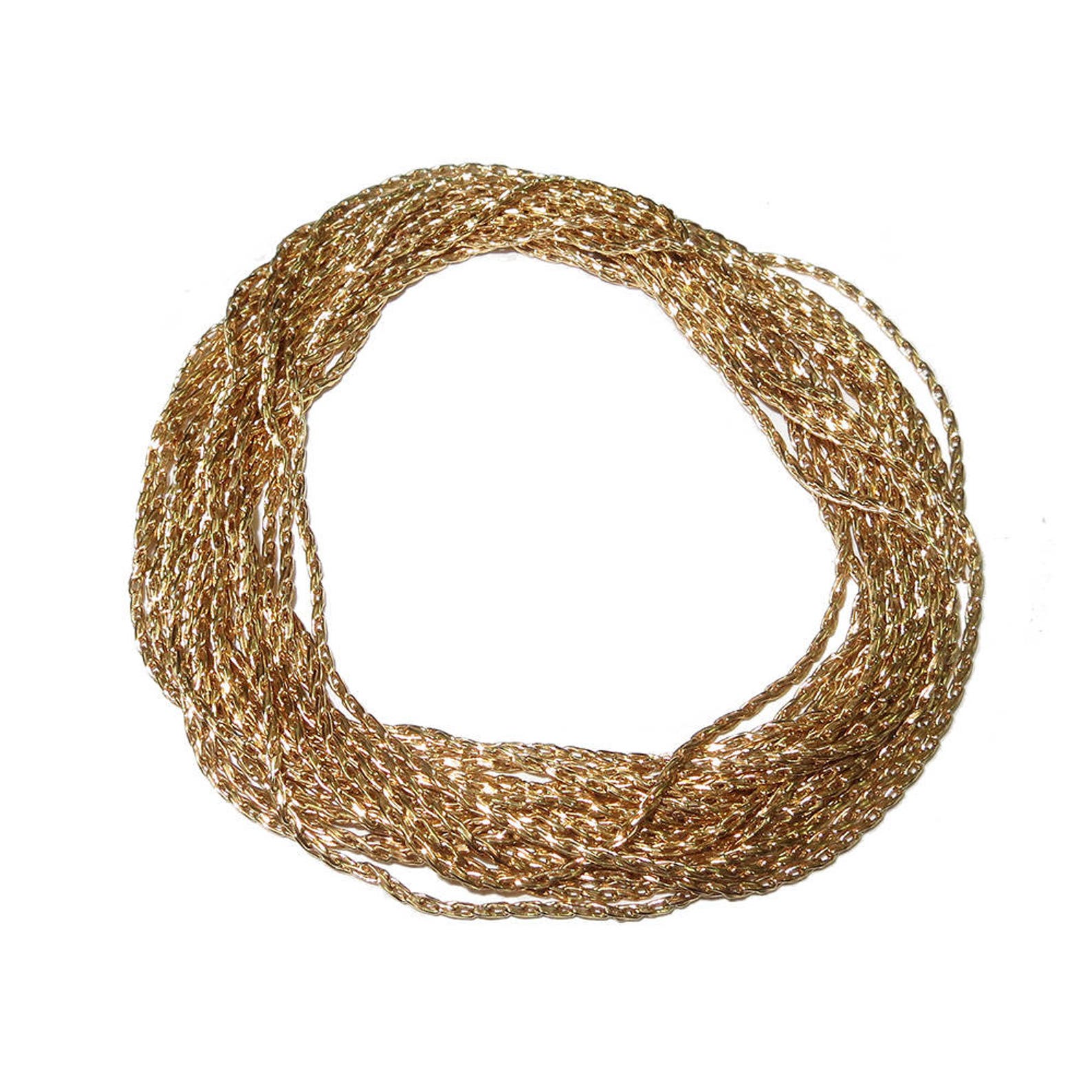 14K gold filled beading cardano chain available thickness 0.6 Etsy