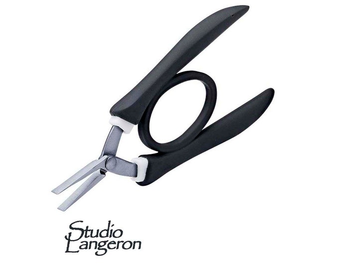 Anex 258 Stainless Flat Pincers With Rubber Grip, Large Plier Anex 258, Jewelry making, Jewelry tools, Jewelry pliers  - 1 piece