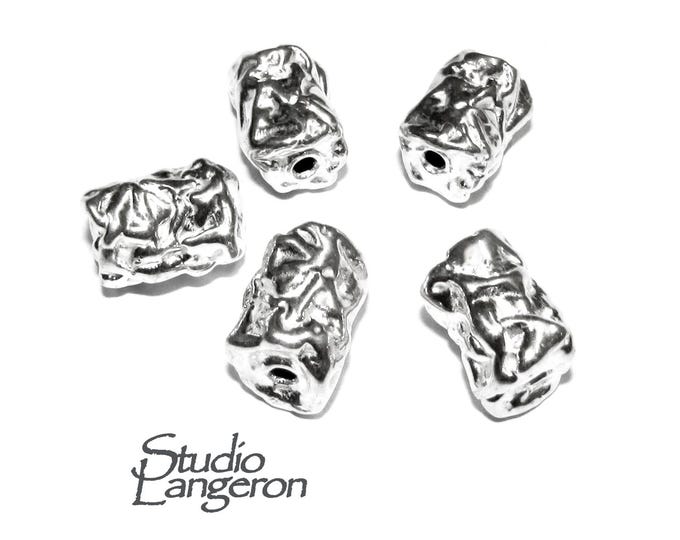 925 sterling silver handmade beads BP220, silver beads, Jewelry making, handmade beads, decorative beads, Original beads - 1 piece