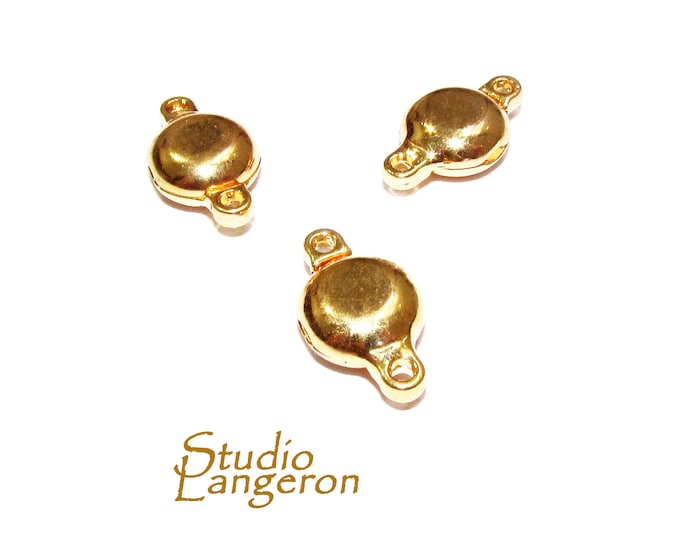 14K Yellow gold filled Magnetic Clasps size 16.8x9.2 mm, Magnetic clasps, Jewelry making, Clasp findings, Gold filled clasp - 1 piece