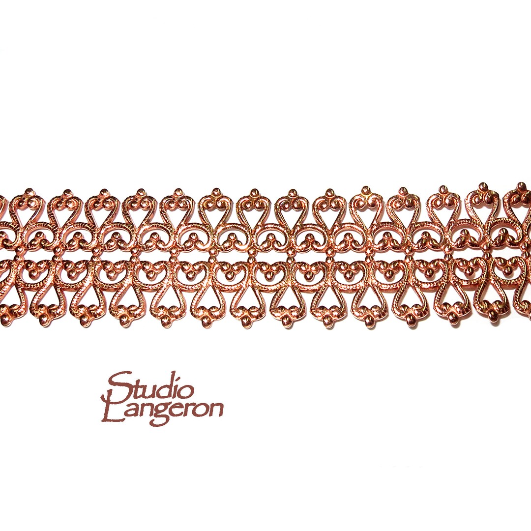 Natural Copper Bezel Wire, Gallery Wire, Gallery Ribbon, Gallery ...