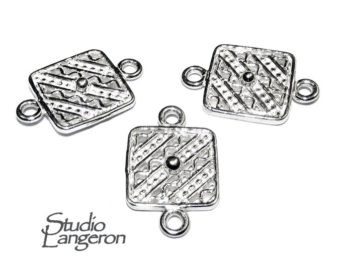 925 Sterling silver link connector size 1.6x1.0 cm, silver connector 8212, Connector for jewelry, Link Connector, Jewelry making - 1 piece