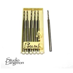 Busch Twist Bohrer 2,35mm Schaft Pack von 6 Größen 005 - 023, Schmuckbohrer, Busch Bohrer, Werkzeuge Schmuck, Schmuckherstellung - 1 Pack (6 Stück)