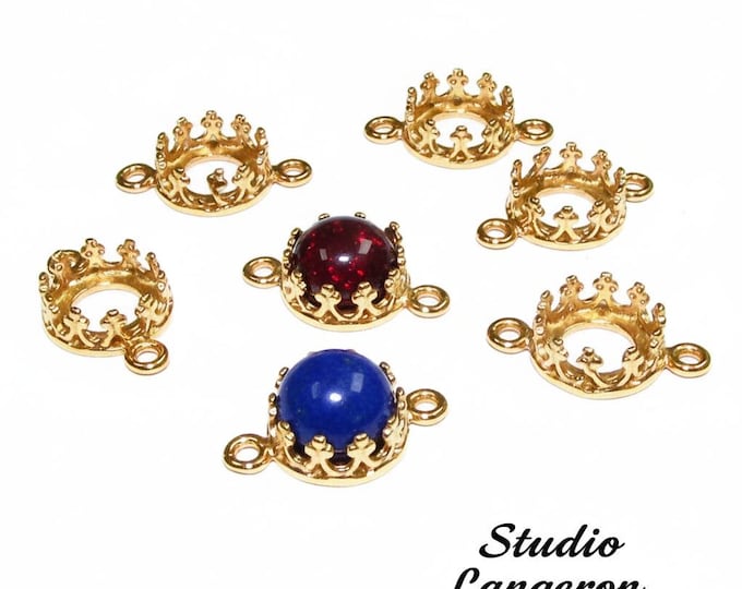 6 mm size 14K Yellow gold filled Round Bezel Cup, Bezel cup, Setting, Gold Filled bezel cup, Jewelry making, Gold Filled - 1 piece