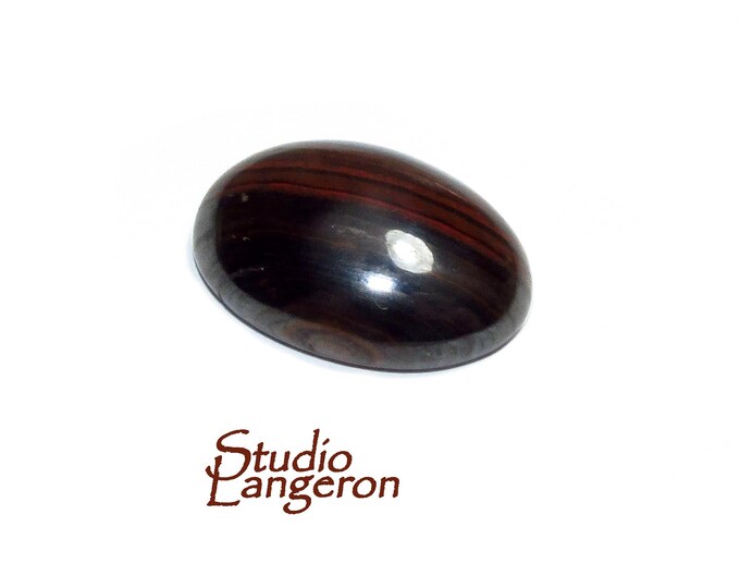 SALE!  Natural Tiger's eye cabochon, size 20x15x6mm, Natural Tiger's eye, Natural Gemstone, Jewelry making - 1 piece