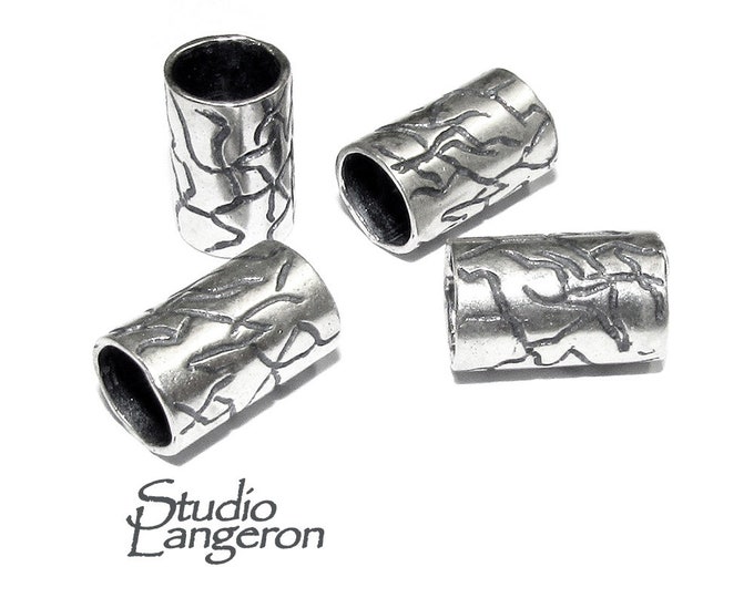 925 Sterling silver Bead Tubes size 10.4x5.4 mm, tube beads, Jewelry making, tube bracelet, Findings, tube necklace, silver tube - 1 piece
