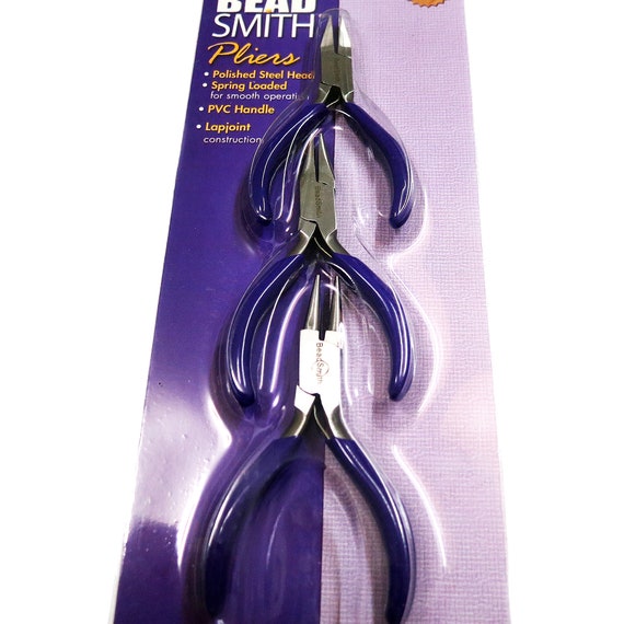 Mini Pliers Set for Jewelry Making (3-Piece)