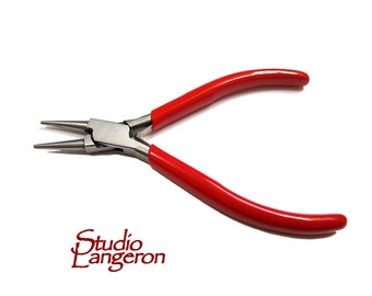 Round nose pliers Professionally Prepared for Jewelry Making PL714, BeadSmith, Length 120 mm (4.6 inch), Jewelry making  - 1 piece