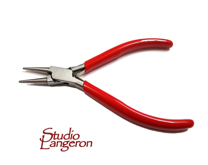 Round nose pliers Professionally Prepared for Jewelry Making PL714, BeadSmith, Length 120 mm (4.6 inch), Jewelry making  - 1 piece