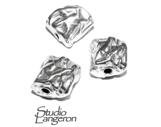 925 sterling silver handmade beads BP221, silver beads, Jewelry making, handmade beads, decorative beads, Original beads - 1 piece