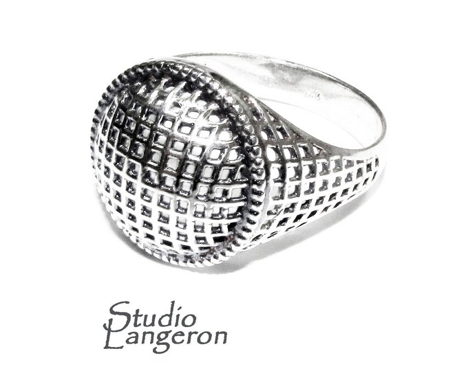 925 sterling silver ring size 10 1/2, Handmade ring, single copy, sterling silver, Silver ring