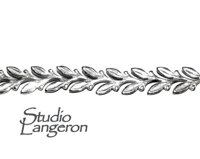 935 Argentium Silver Gallery wire, Bezel wire, Gallery ribbon, Gallery pattern, Jewelry making, Setting, Silver wire - 4 inch (10 cm)
