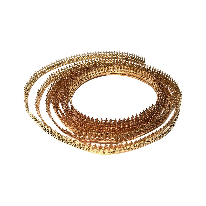 Natural Brass Gallery Wire Setting Gallery Pattern Gallery Etsy