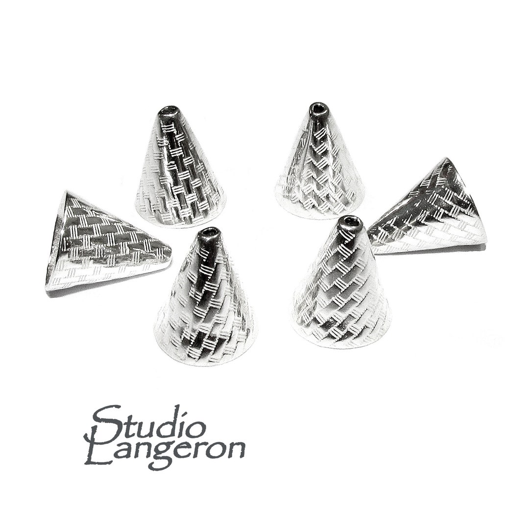 925 Sterling Silver Bead Cones, Beading, Beading Cone, Jewelry Making