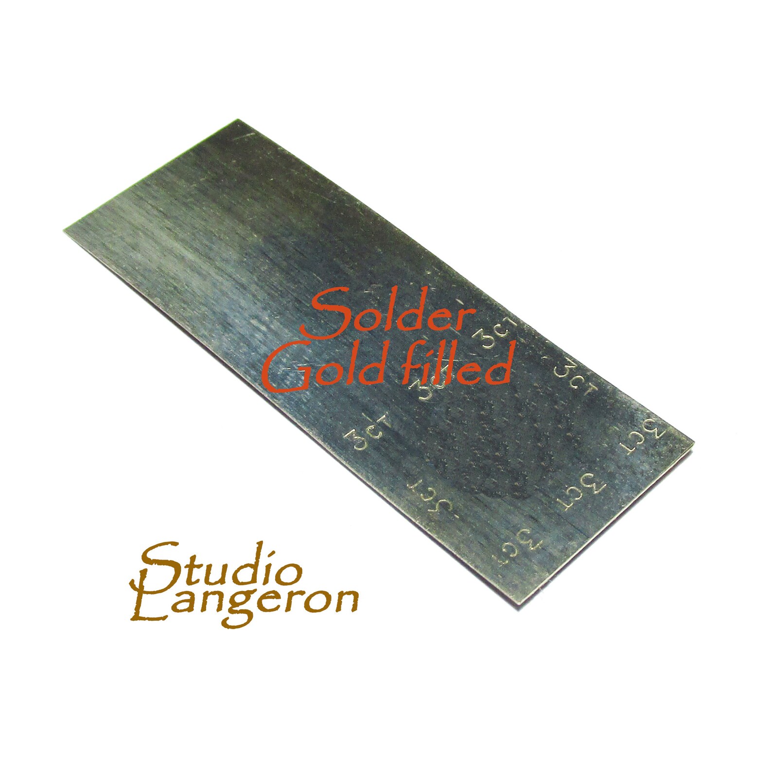 14/20 Gold Filled Sheet Soft Solder 18 Ga Jewelry Making Etsy