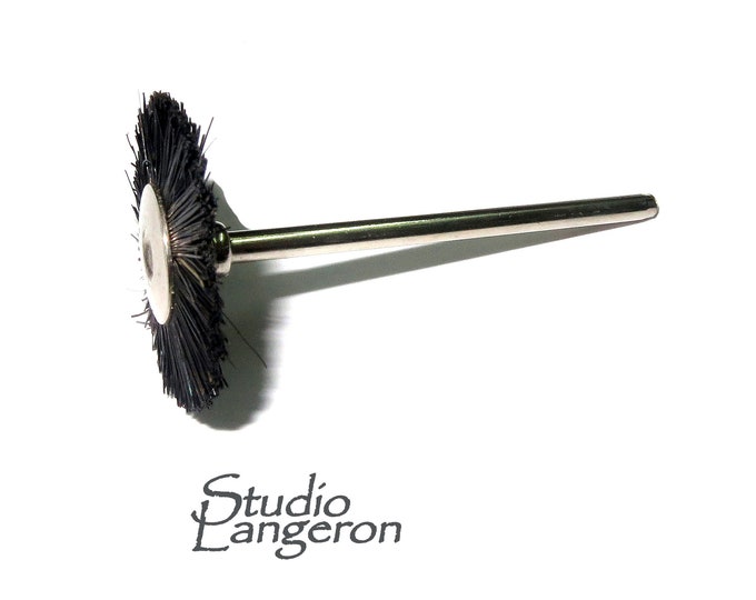 Hard Value Bristle Brush, Jewelry tools, Brush, Drill brush, Hard brush, Brush Dremel, Jewelry making - 1 piece