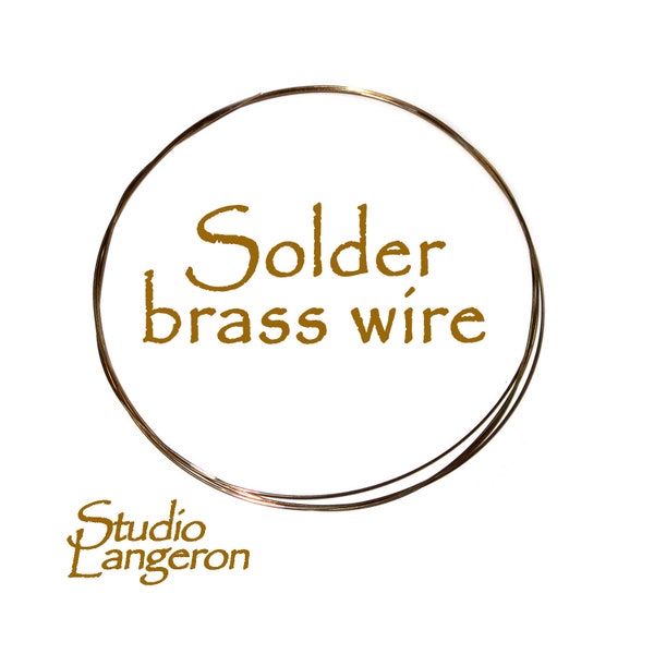 Brass Soldering Wire Etsy