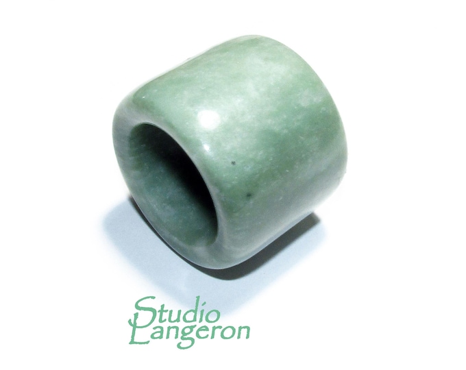 Natural Green Jade band Ring size 12 1/2, Green Jade stone ring, Band Ring, Natural Gemstone ring, Unisex rings, Solid gemstone