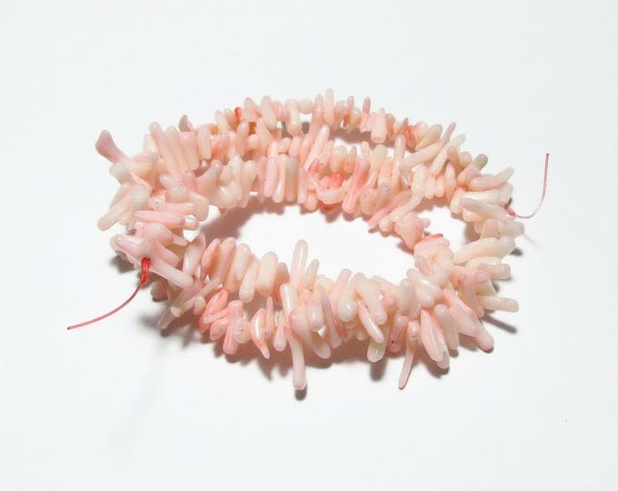 SALE!  Natural Stone coral beads irregular shape, loose beads 1 strand 40cm (16 inch) long, Natural Coral, Jewelry making - 1 strand