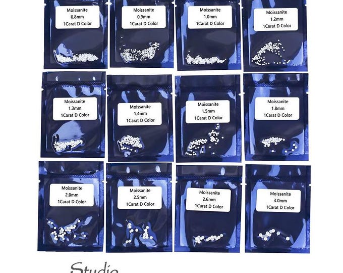 Top Belgium Cut Moissanite Stone D Color 1ct Gemstones Lab Grown Diamond Moissanite, Loose Stone Moissanite, Jewelry making - 1 pack.
